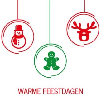 Kerstkaart kaartendoosje vrolijk kerstfeest feestdagen
