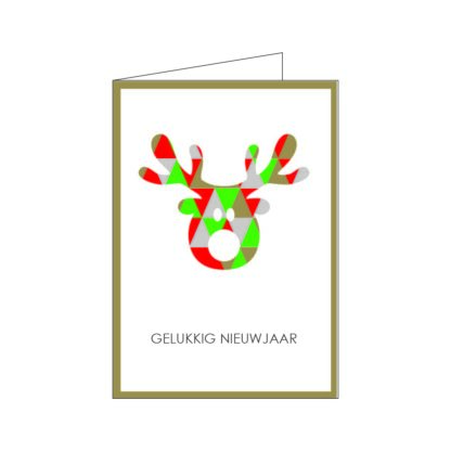 Gelukkig nieuwjaar wenskaart