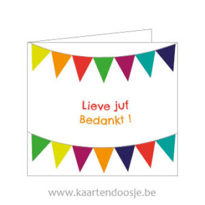 Wenskaarten bedankt lieve juf