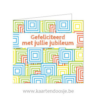 Wenskaarten jubileum kleuren