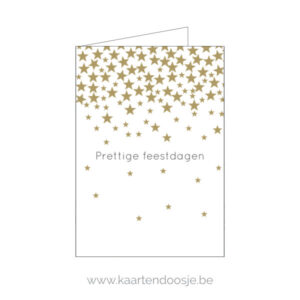 Kerstkaartje sterren