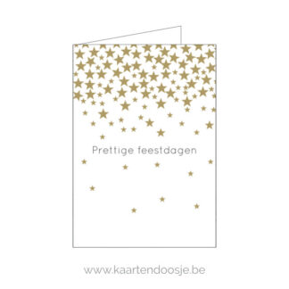 Kerstkaartje sterren