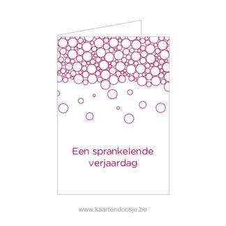Gelukkige verjaardag sprankelend wenskaart oudenaarde ronse gent