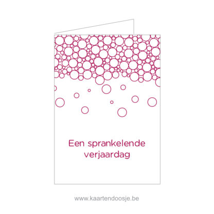 Gelukkige verjaardag sprankelend wenskaart oudenaarde ronse gent