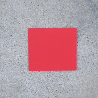 Vals vierkant envelop formaat 125x140 mm rood
