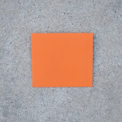 Vals vierkant envelop formaat 125x140 mm oranje
