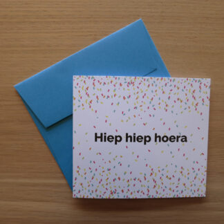 Hiep hiep hoera confetti